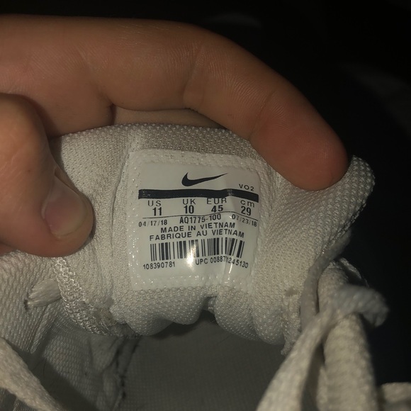 Nike Ebernon Mens Basketball Shoes Lace-up - Picture 2 of 3